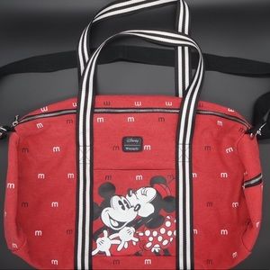 Disney Mickey & Minnie Lovebirds Duffle/Travel Bag